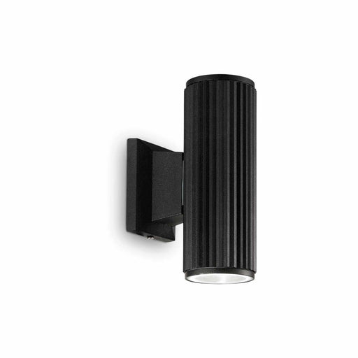 Nordlux BASE: Aluminium Outdoor Up/Down Wall Light with Glass Diffuser (Avail in White, Black & Grey)