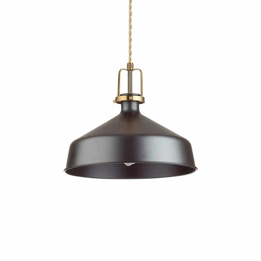 Ideal Lux ERIS: 21cm Interior Metal Pendant Light (Avail in Black & White)