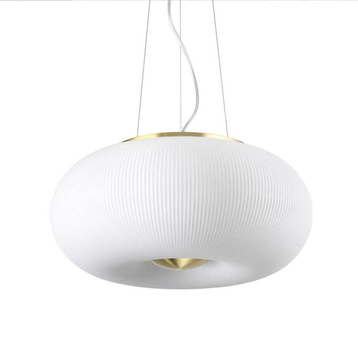 Ideal Lux ARIZONA: Decorated Interior Pendant Light with Glass Shade (Avail in 40cm & 50cm)