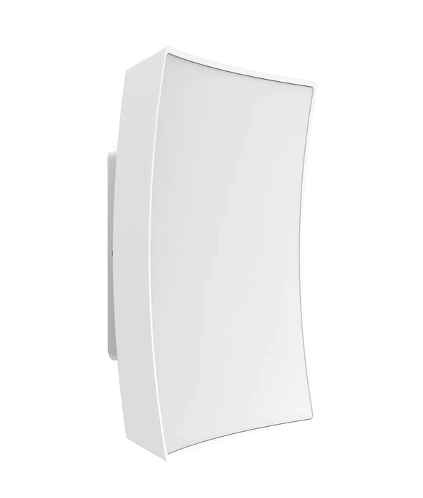 CRISTAL: Curved Square IP65 LED Tri-CCT Exterior Wall Lights
