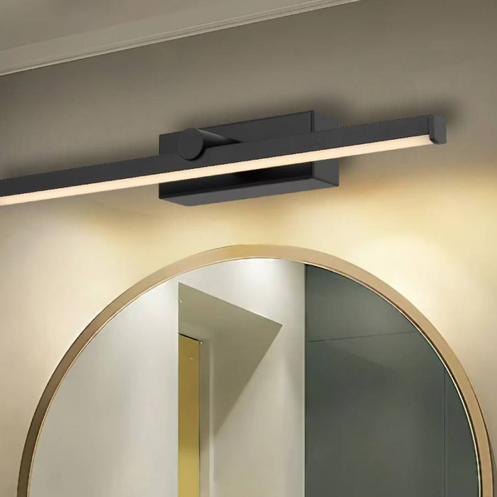 FOLEY: 3 CCT LED Vanity Wall Light (Available in Antique Gold, Black & Chrome, 3 Sizes)
