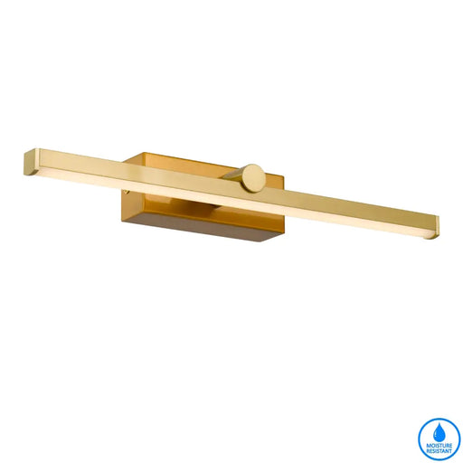 Telbix FOLEY: 3 CCT LED Vanity Wall Light (Available in Antique Gold, Black & Chrome, 3 Sizes)