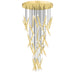 Telbix MILAZO: 60 Lights LED Pendant (Available in Chrome & Gold)