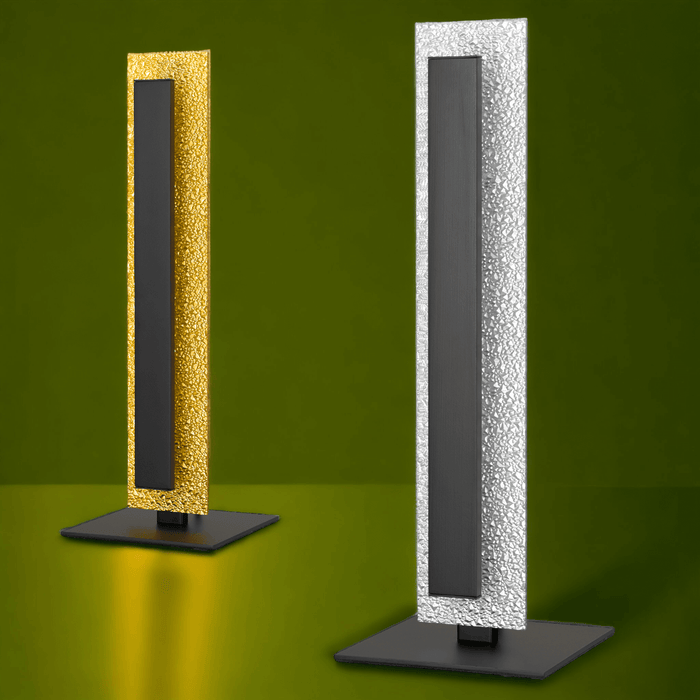 SERANO II: Modern Aluminium LED Table Lamp (Avail in Gold & Silver)