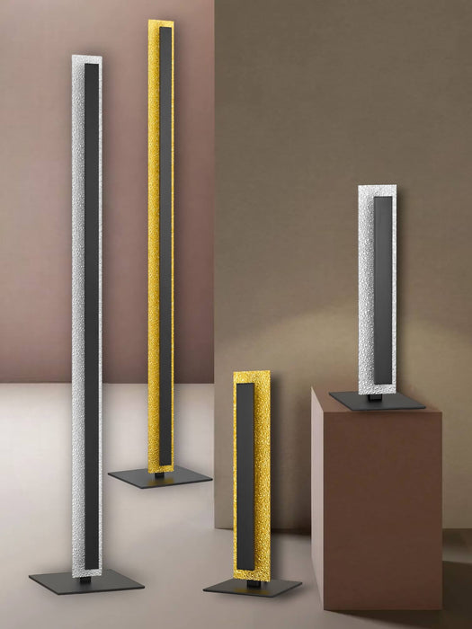 SERANO II: Modern Aluminium LED Table Lamp (Avail in Gold & Silver)