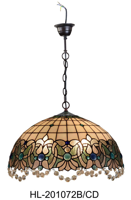 SHELBY: Leadlight Hanging Pendant Lamp