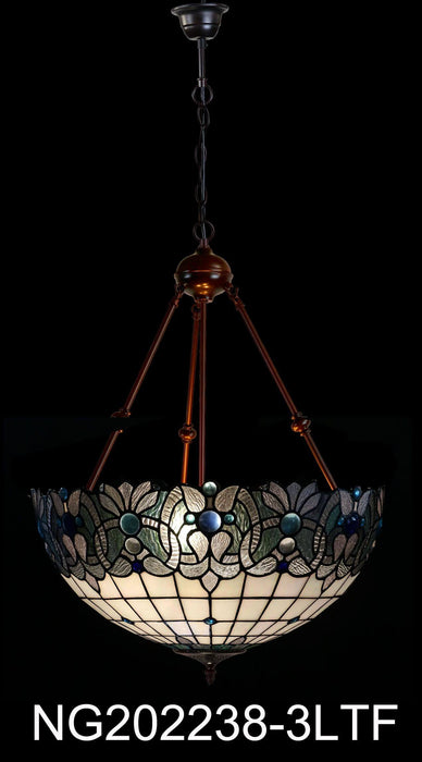 SHELBY: Leadlight Pendant Lamp