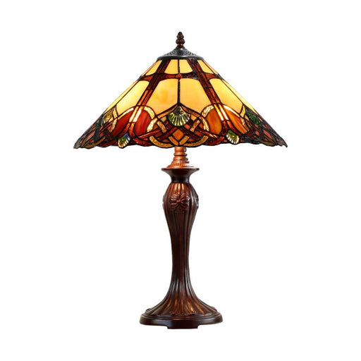 G&G Bros SUNSET: Large Leadlight Table Lamp