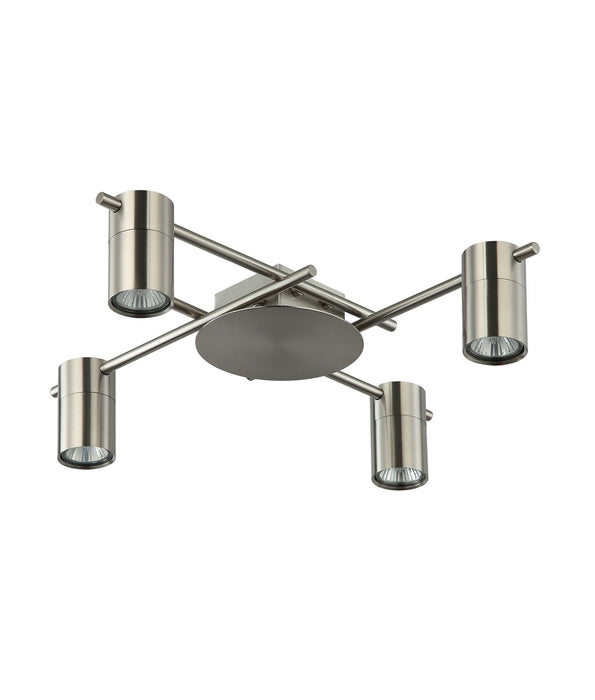 TACHE: IP20 Interior Ceiling Spot Lights with Adjustable Chrome Heads (Avail in 3 Styles)