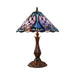 G&G Bros TALIA: Blue Large Leadlight Table Lamp