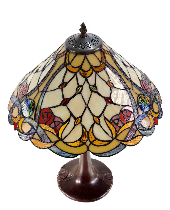 PALOMA: Large Leadlight Table Lamp