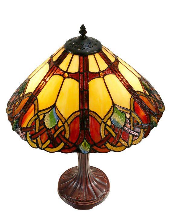 SUNSET: Large Leadlight Table Lamp