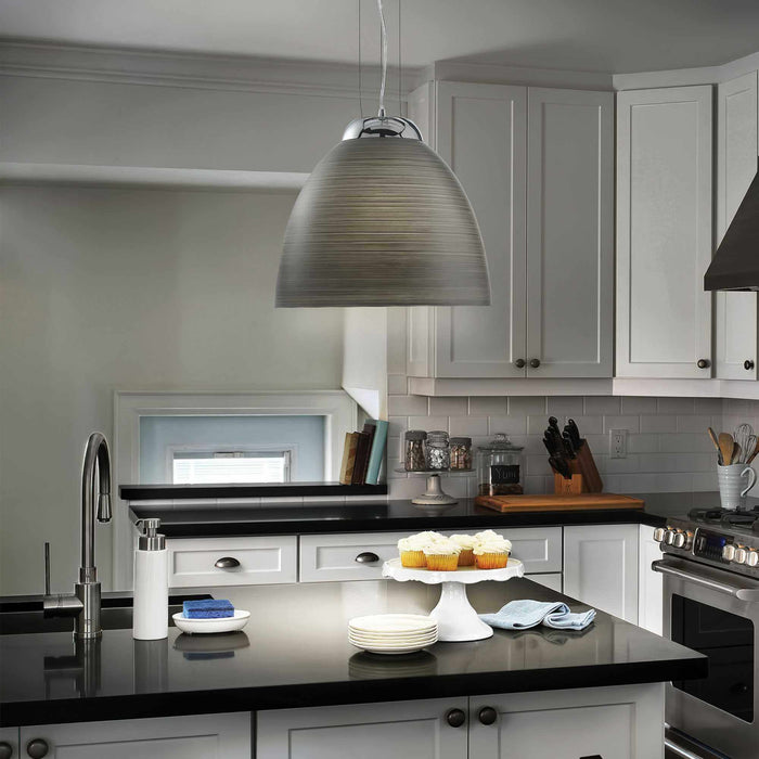 TOLOMEO: Hand Decorated Interior Pendant Light (Avail in White & Grey)