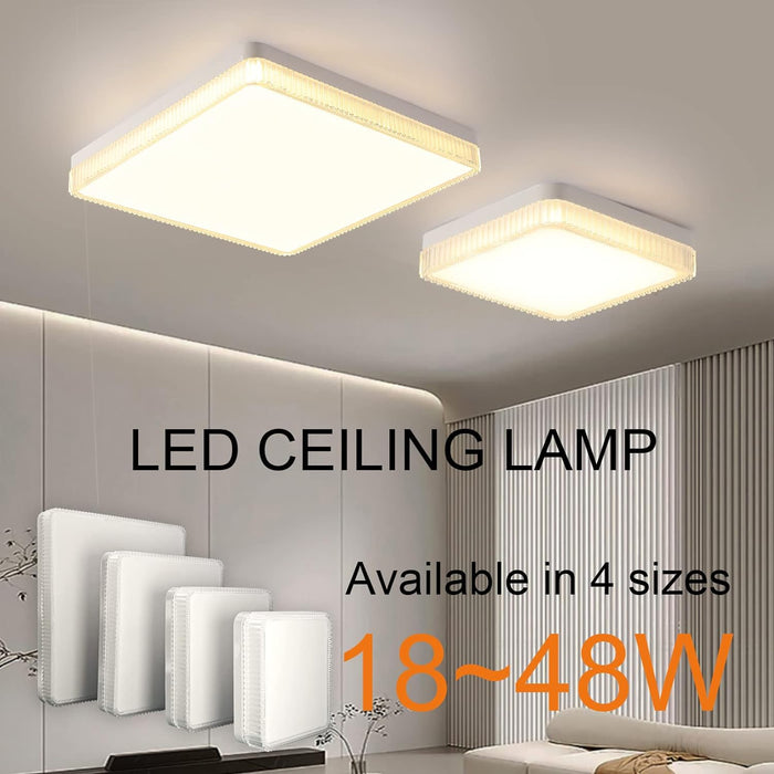 Flush Mount Ceiling Lights LED, 3000K (15cm 18W)