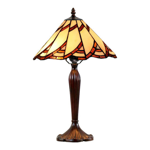 G&G Bros VERMONT: Large Empire Leadlight Table Lamp