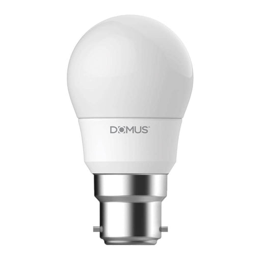 Domus KEY: Fancy Round Frosted 6W 240V B22 Base Dimmable LED Globe (Avail in 2700K & 6500K)