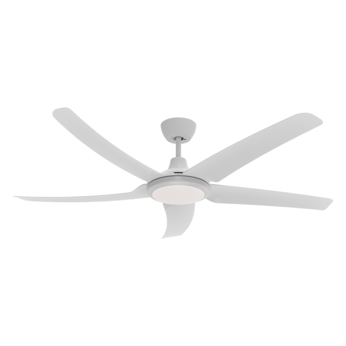 Domus HOVER 5 Blade 56" DC Ceiling Fan with LED Light (Avail in Black and White)