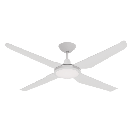 MOTION 4 Blade 52" DC Ceiling Fan with LED Light White