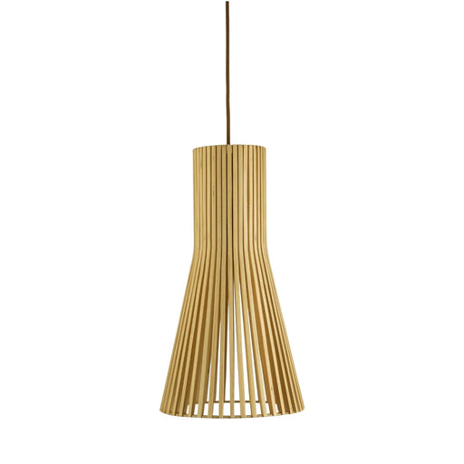 Fiorentino LUCCA - Small Modern Timber Veneer 1 Light Pendant - 250mm