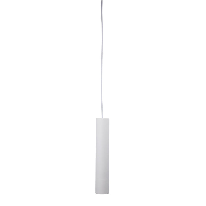 Oriel TIG - Sleek Urban Retro 1 Light White GU10 Pendant