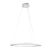 Oriel NEBULA - Modern Round White Dimmable Halo Style 24W Cool White LED Suspended Pendant