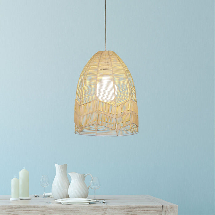 SERANG Cane Pendant Shade Only (avail in Black, Natural & White)