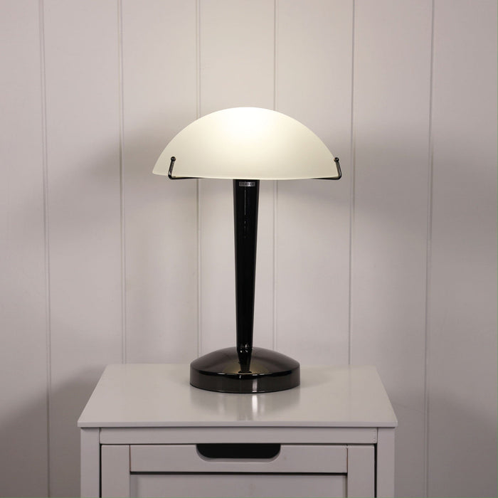 RUBY Touch Table Lamp (avail in Gunmetal, Antique Brass & Brushed Chrome)