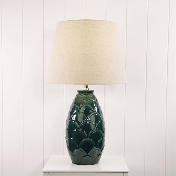 DELPHIN Decorative Ceramic Table Lamp with Shade