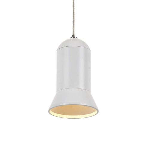 PARKER - Small Modern White Cylindrical 10W Warm White Dimmable LED Pendant-telbix PARKER PE9-WH