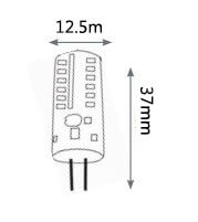 2.5w 160 Lumen Bi Pin G4 LED Globe (Available in 2700K & 3000K)