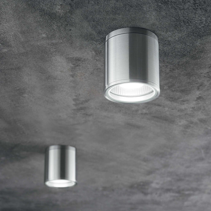 GUN: Interior Aluminium Ceiling Light (Available in Varnished Aluminium, Anthracite, Black, Coffee, Grey & White)