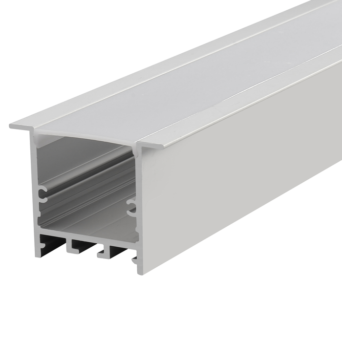 WHITE ALUMINUM PROFILE WITH PMMA OPAL MATTE DIFF 2M/PC