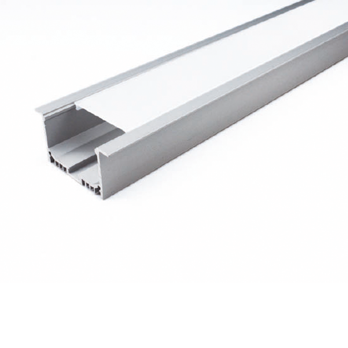 ALUMINUM PROFILE WITH PC OPAL MATTE DIFFUSER 2M/PC