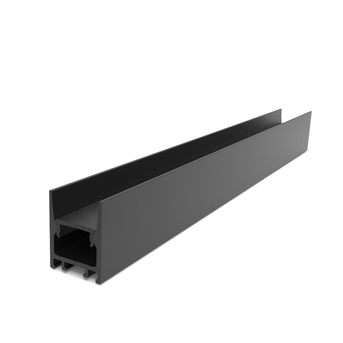 BLACK ALU PROFILE WITH MILKY AND BLACK DIFFUS 2M