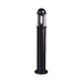 Vibe Lighting TIM Black Die-cast Aluminium Bollard Light with E27 Lamp Holder and Smoked Diffuser