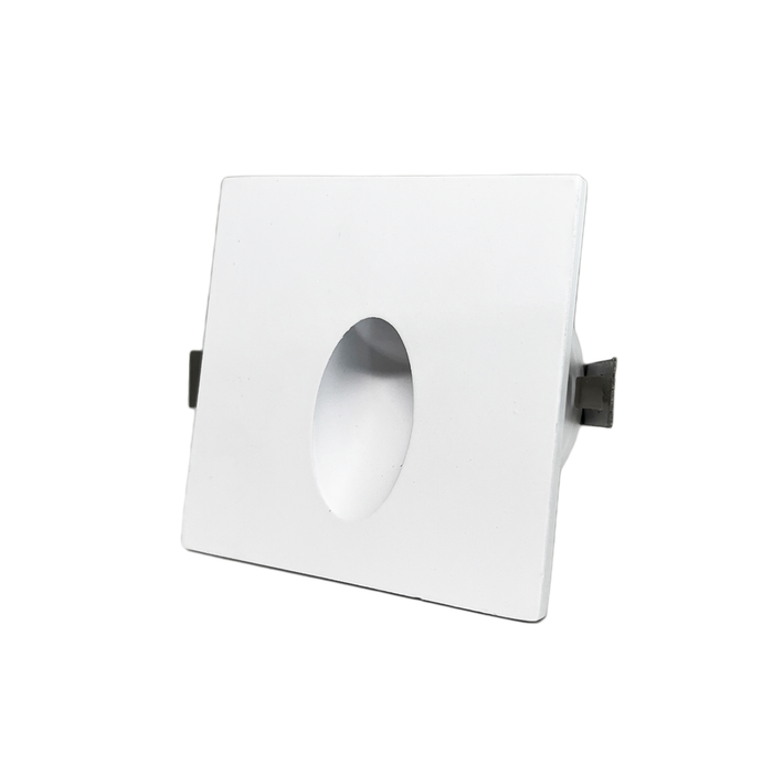 1W LED SQUARE WALL LT WHITE 3K 85LM - MUST ADD 350MA DRIVER