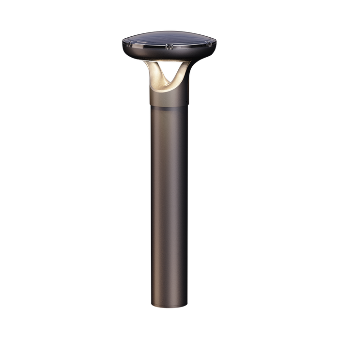 LED SOLAR BOLLARD 4000K BLACK IK10