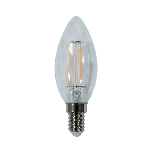 4W LED Warm White Small ES Candle Lamp Dimmable