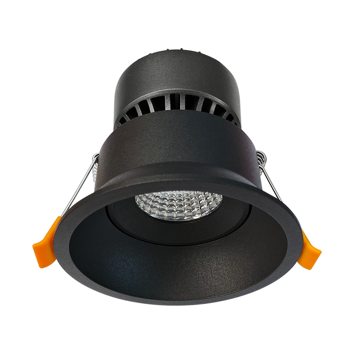 BLACK TRIM "ADJUSTABLE" DEEP BAFFLE 90MM CUT OUT