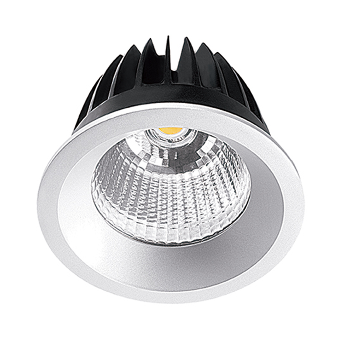 18W ROUND RECESSED DOWNLIGHT MATT WHITE 3000K DL TRIAC DIM 40DEG CRI90