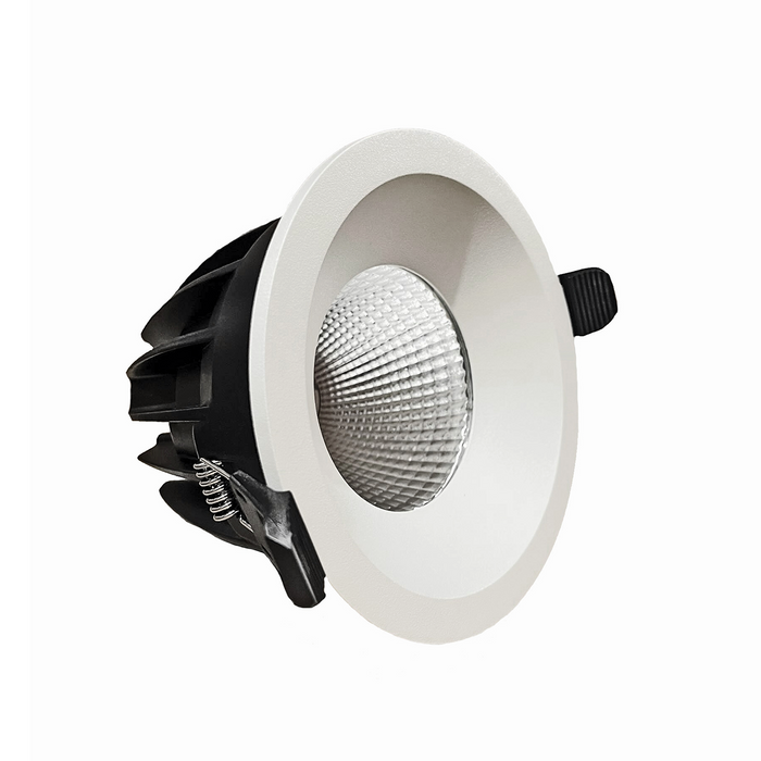 18W ROUND RECESSED DOWNLIGHT MATT WHITE 4000K DL TRIAC DIM 40DEG CRI90