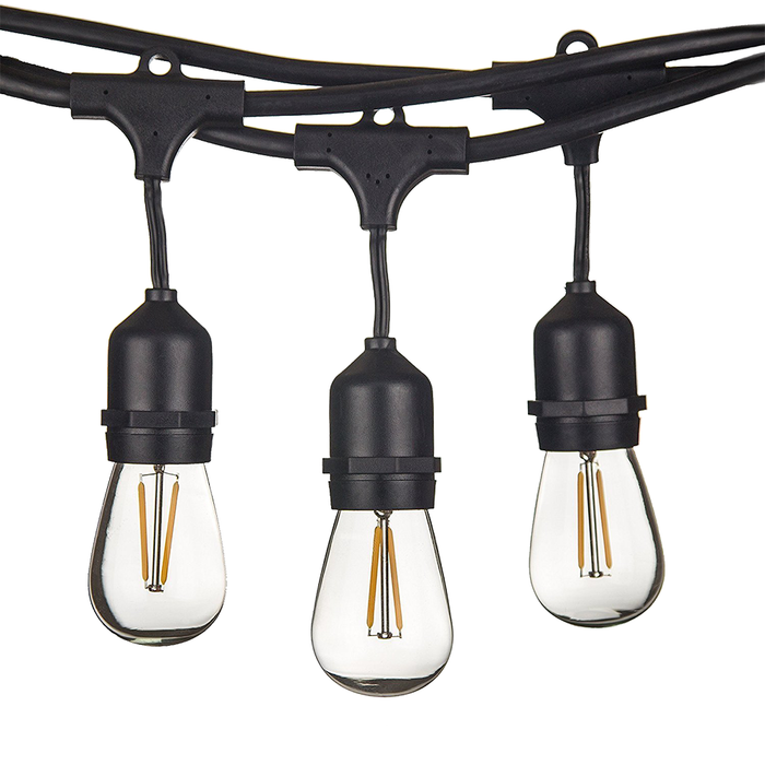 240V 10M FESTOON WITH 20 x 1W BULBS 2700K IP44