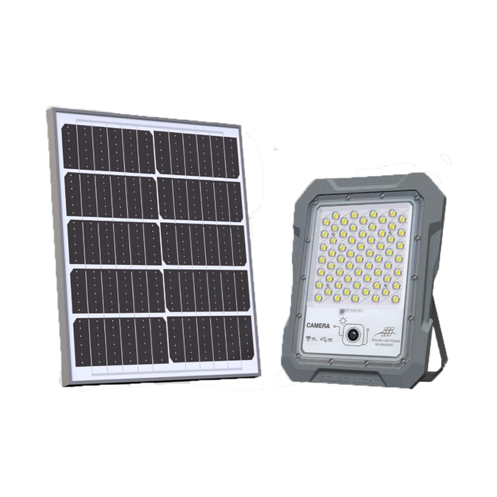 30W SOLAR FLOODLIGHT WITH 4MP CAMERA & 64G MEMORY CARD 6000K