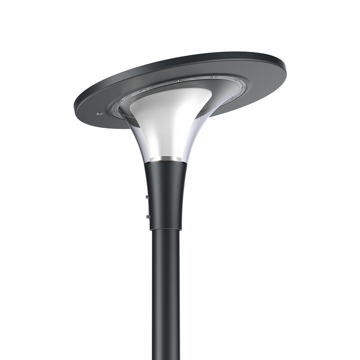 SOLAR GARDEN POST TOP LIGHT 18W 3/4K (D)