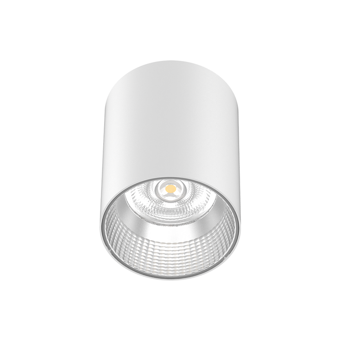 Surface Mount Downlight 15W White Trim 4000K Triac Dimmable