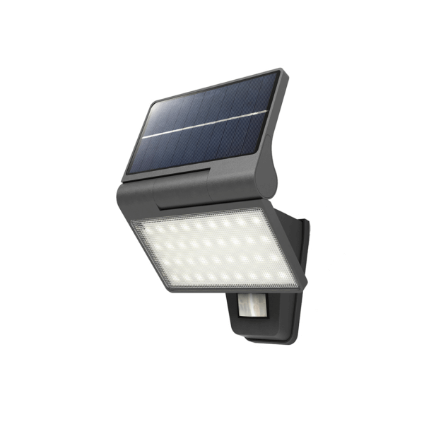 Vibe Lighting 4.2W Tiltable LED Solar Wall Light with PIR Sensor