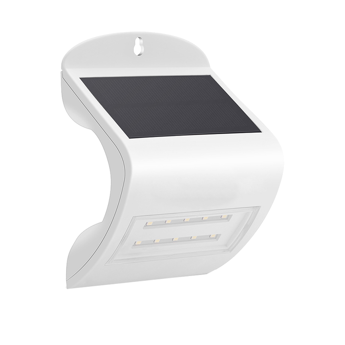 3W LED SOLAR WALL LT 4K IP65 C/W MOTION/MW SENSOR
