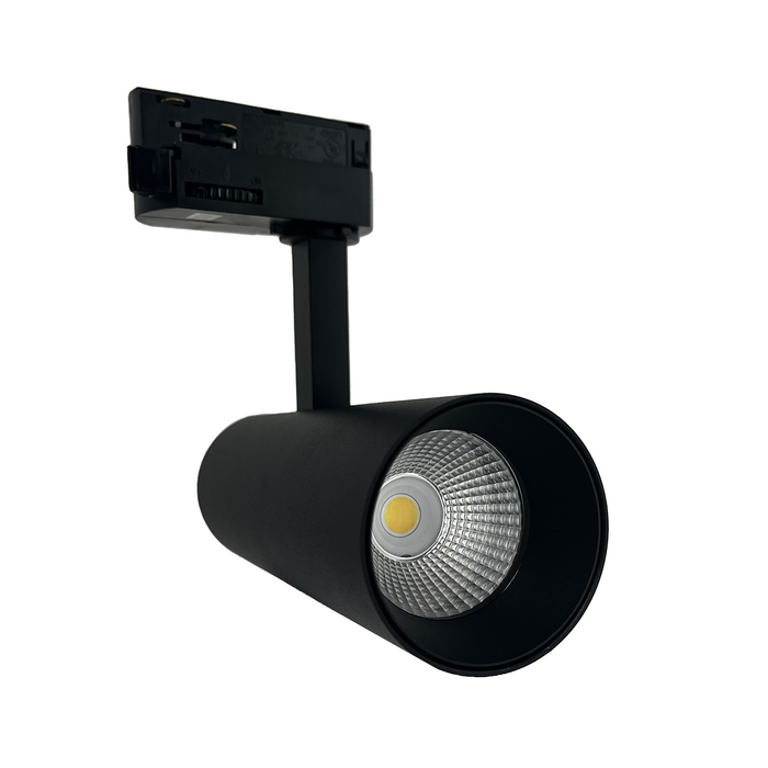 15W LED SINGLE CIRCUIT TRACK LIGHT BLACK 3CCT (3K/4K/5K) CRI90 1150LM