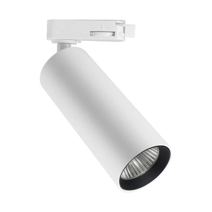 11W SINGLE CIRCUIT TRACK LIGHT WHITE 4000K Triac Dimmable CRI90