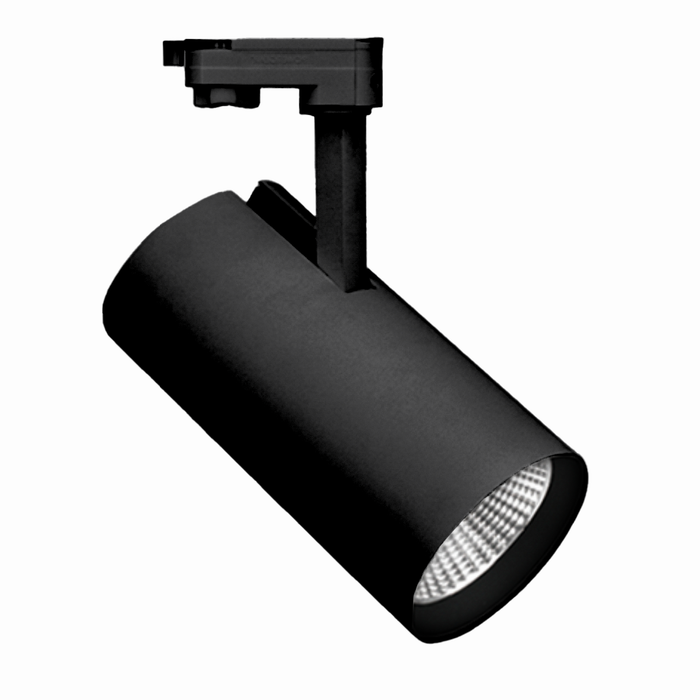 25W LED 3 CIRCUIT TRACK LIGHT BLACK 3CCT (3K/4K/5K) CRI90 **